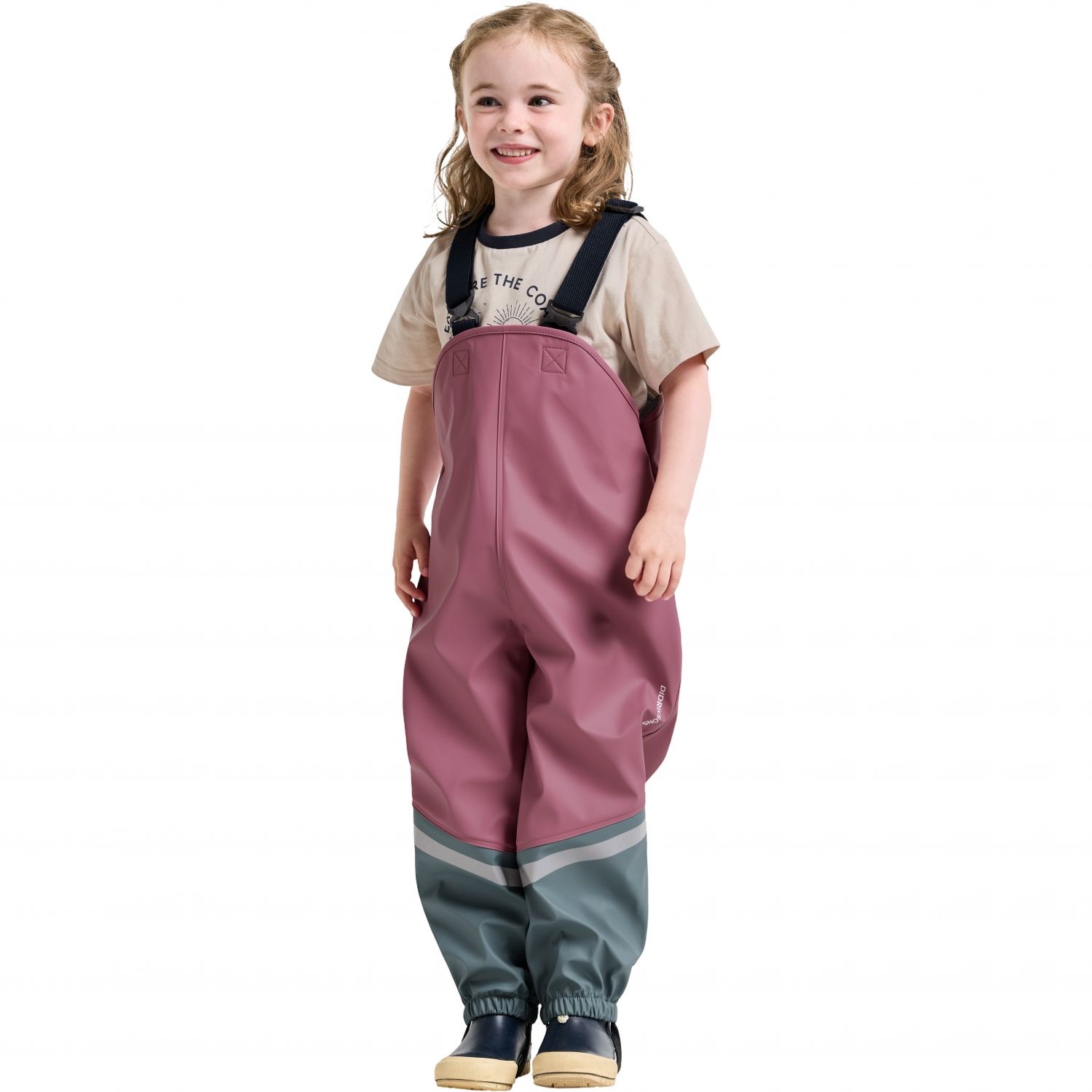 Didriksons Waterman, conjunto impermeable, junior, rosa