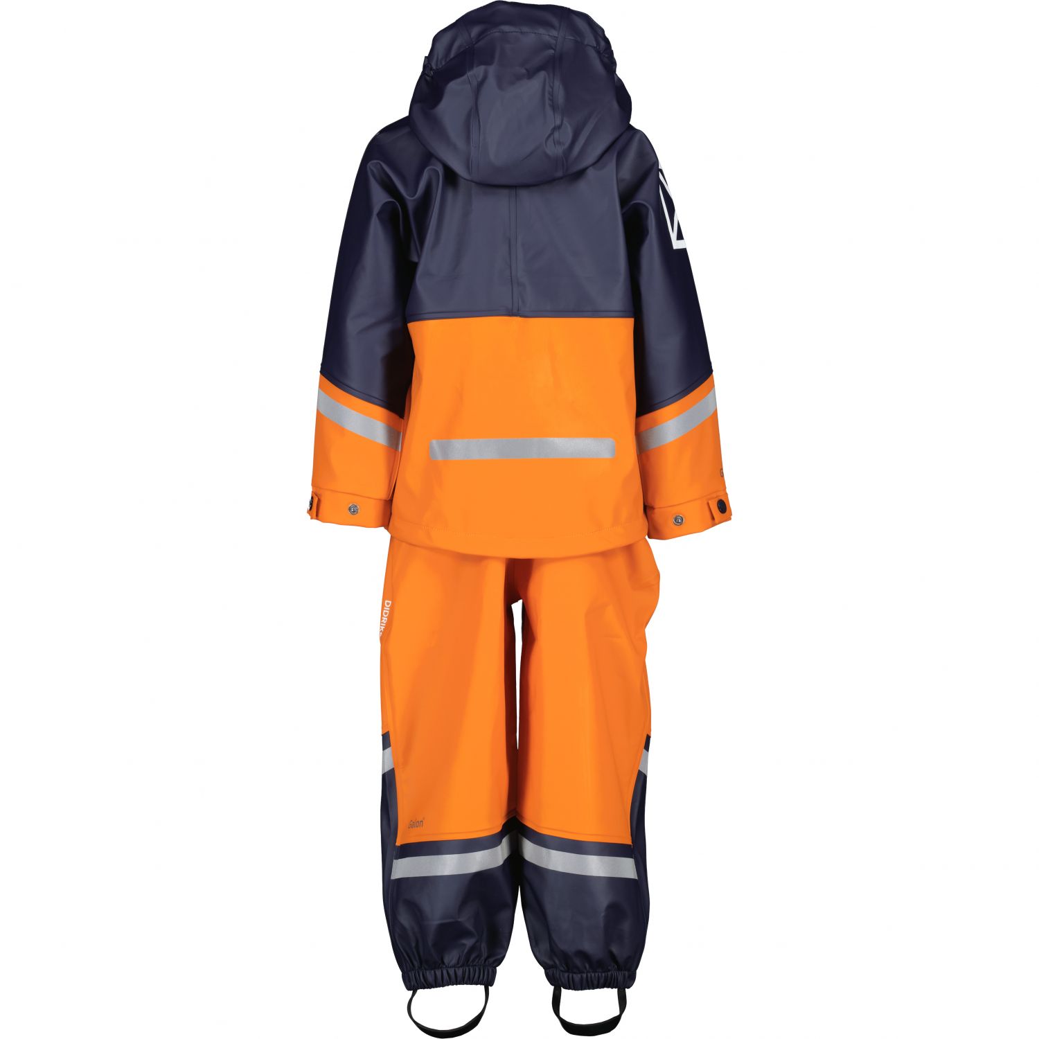 Didriksons Waterman, ensemble de pluie, junior, orange/mørkeblå