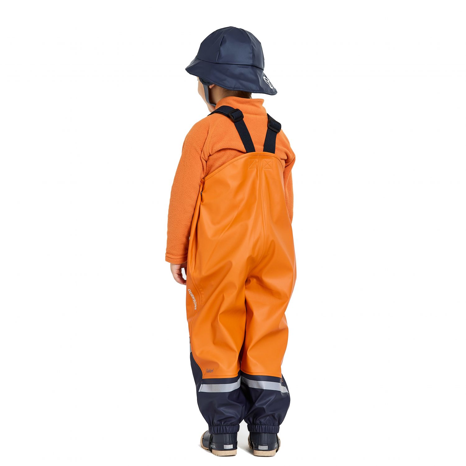 Didriksons Waterman, ensemble de pluie, junior, orange/mørkeblå