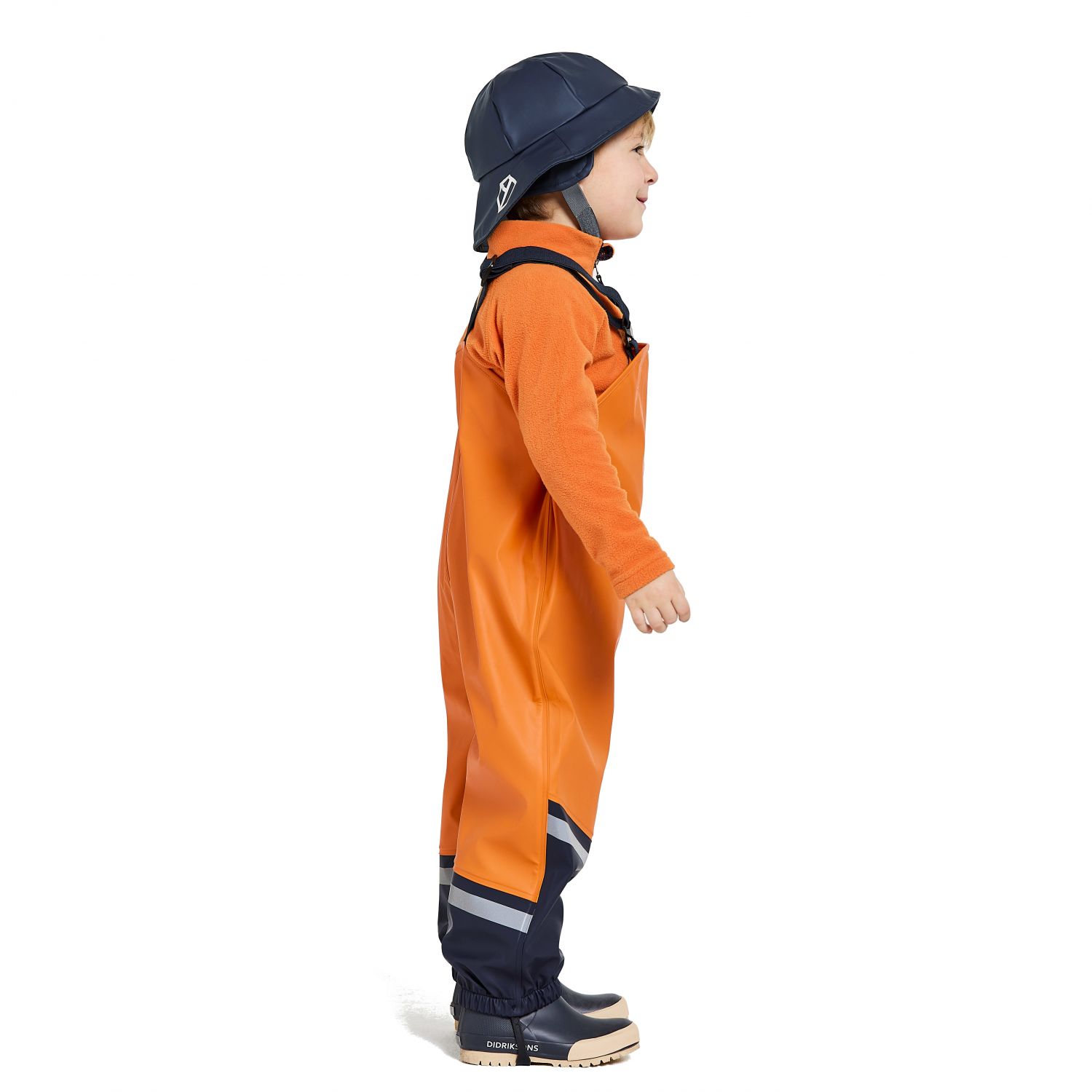 Didriksons Waterman, ensemble de pluie, junior, orange/mørkeblå