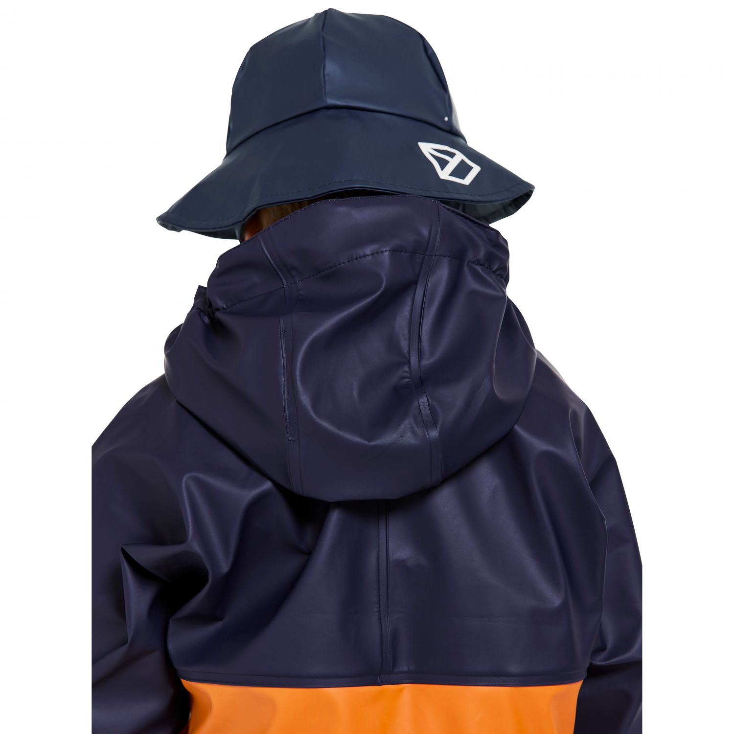 Didriksons Waterman, ensemble de pluie, junior, orange/mørkeblå