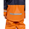 Didriksons Waterman, ensemble de pluie, junior, orange/mørkeblå