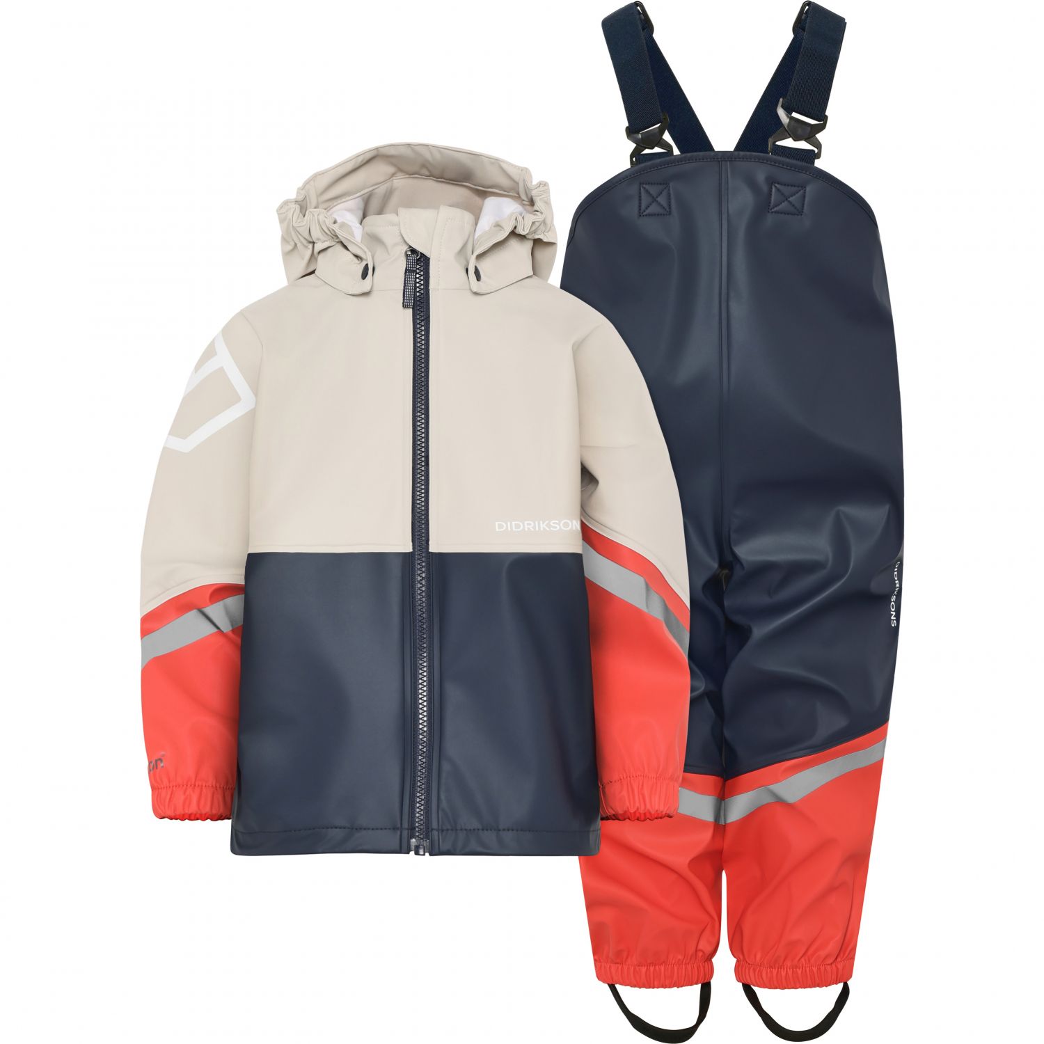 Didriksons Waterman, rain set, junior, sand beige