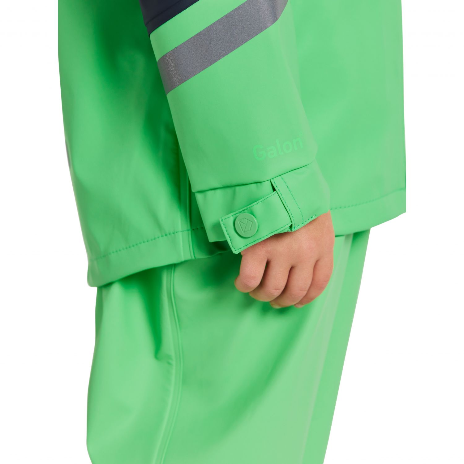 Didriksons Waterman, traje de lluvia, junior, azul marino/verde