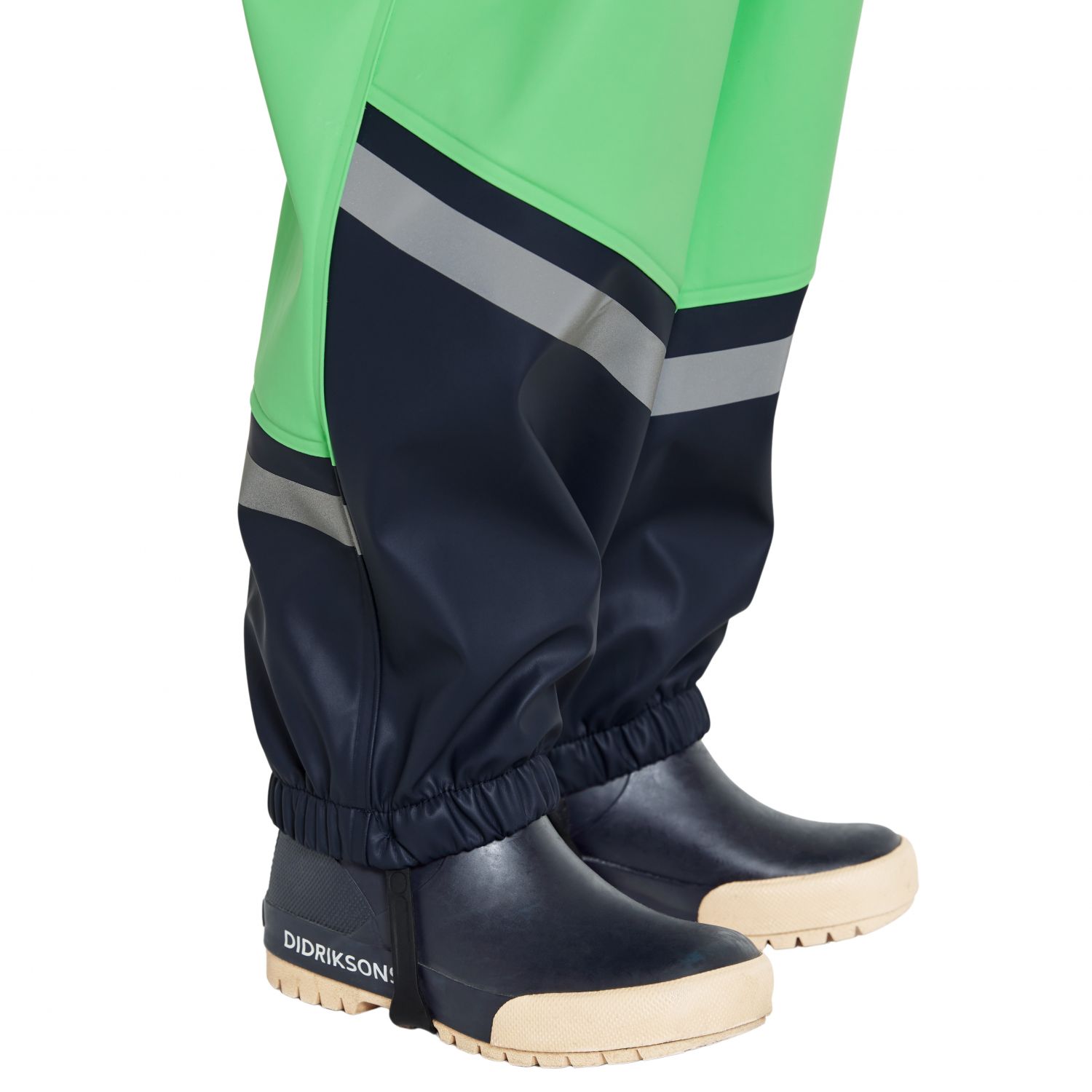 Didriksons Waterman, traje de lluvia, junior, azul marino/verde
