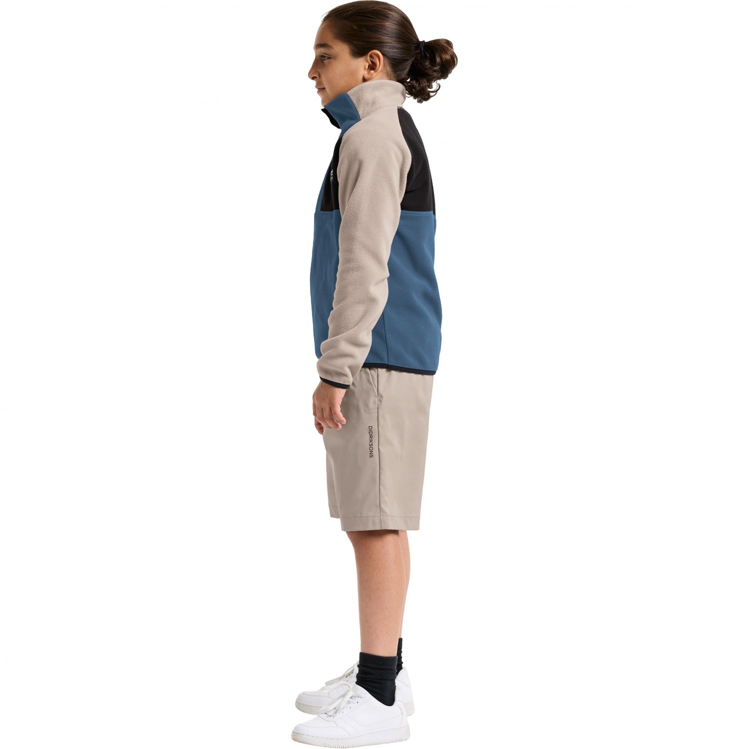 Didriksons Yokto, bluza polarowa, junior, niebieski