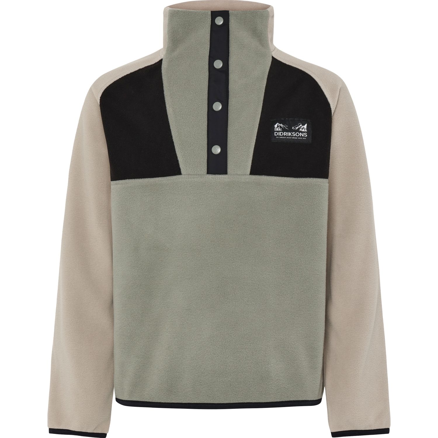 Didriksons Yokto, fleece pullover, junior, wilted leaf