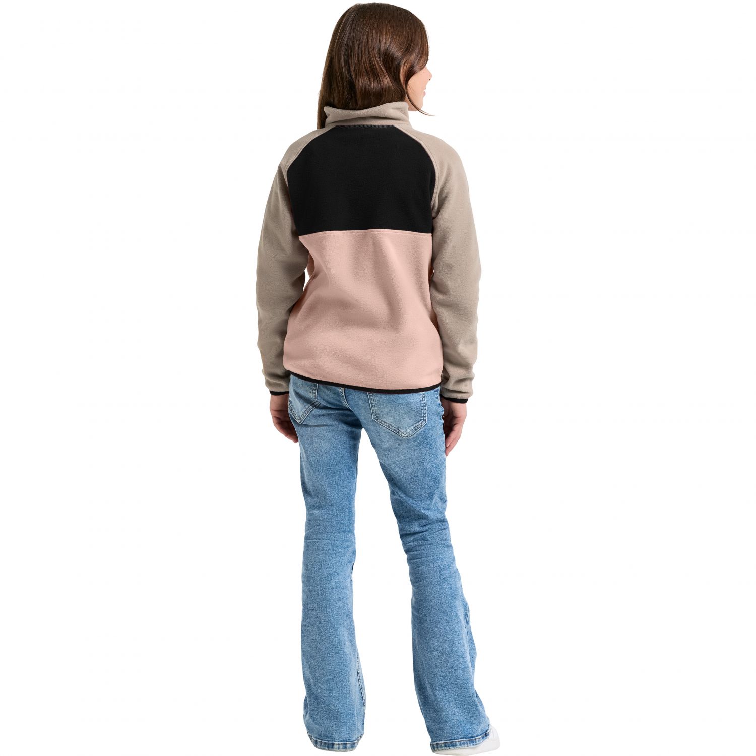 Didriksons Yokto, Fleecepullover, Junior, rosa