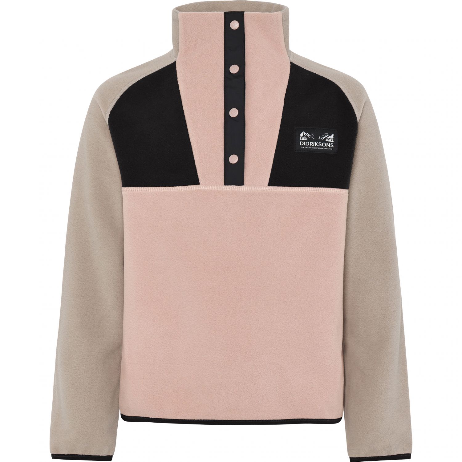 Didriksons Yokto, fleecepusero, junior, pink