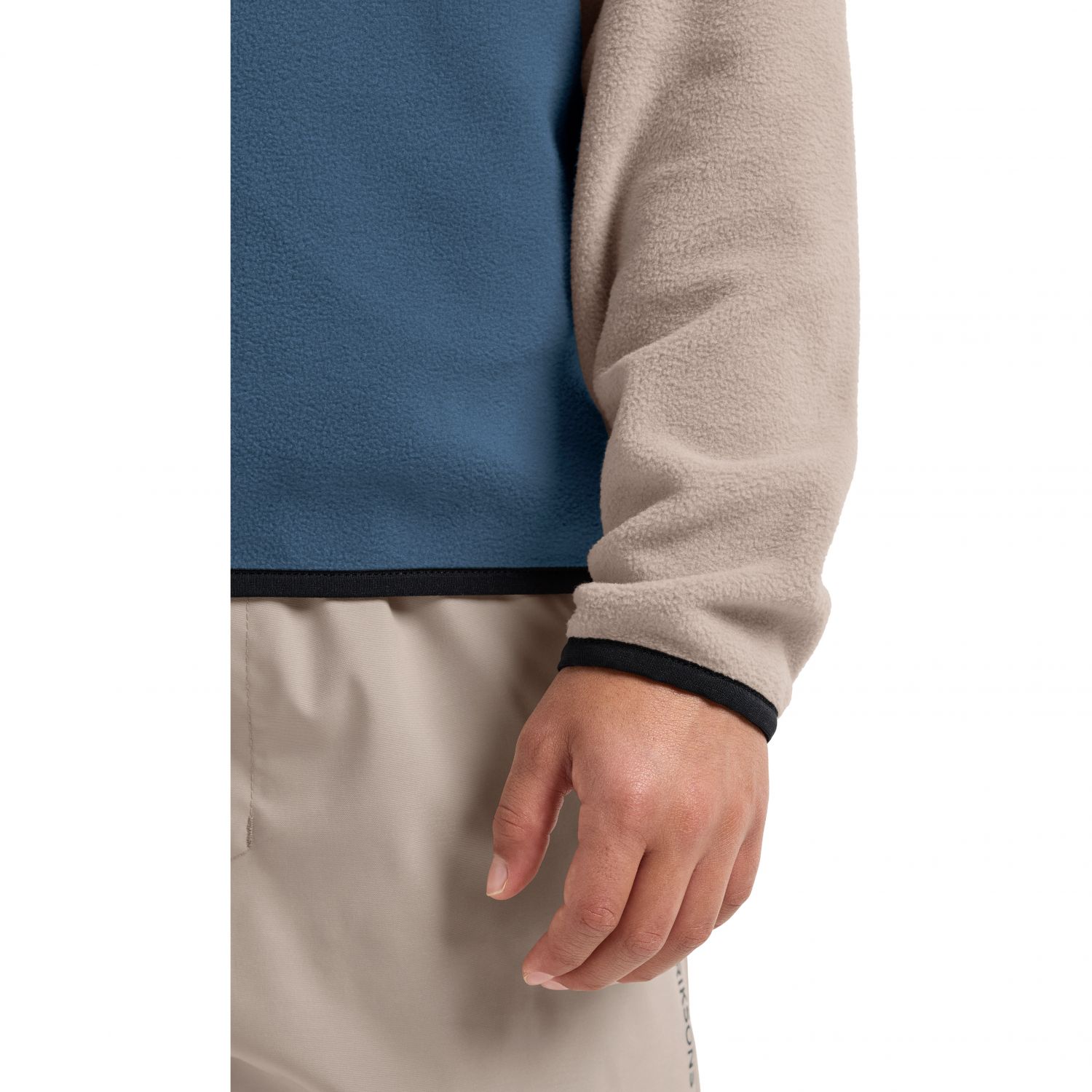 Didriksons Yokto, fleecetrui, junior, blauw