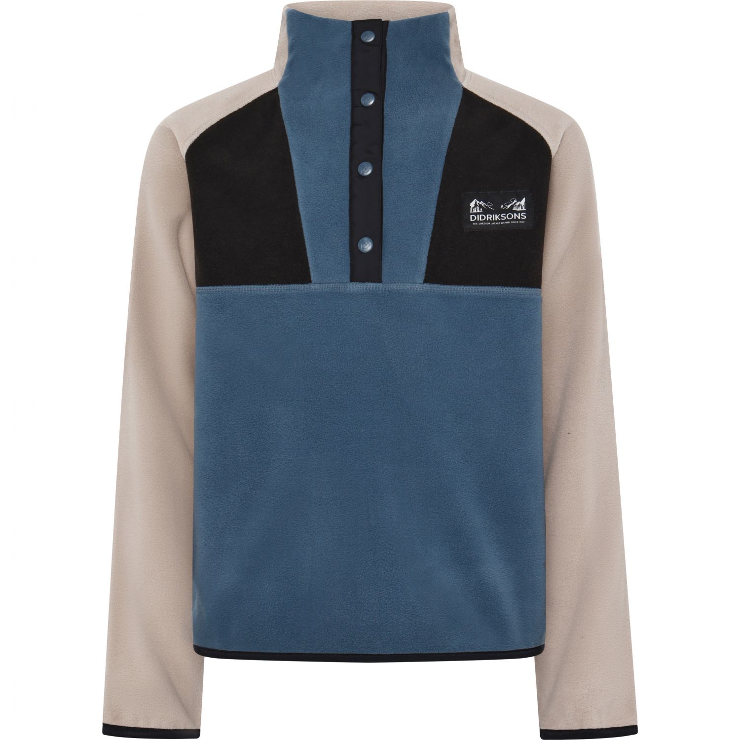 Didriksons Yokto, pull polaire, junior, bleu