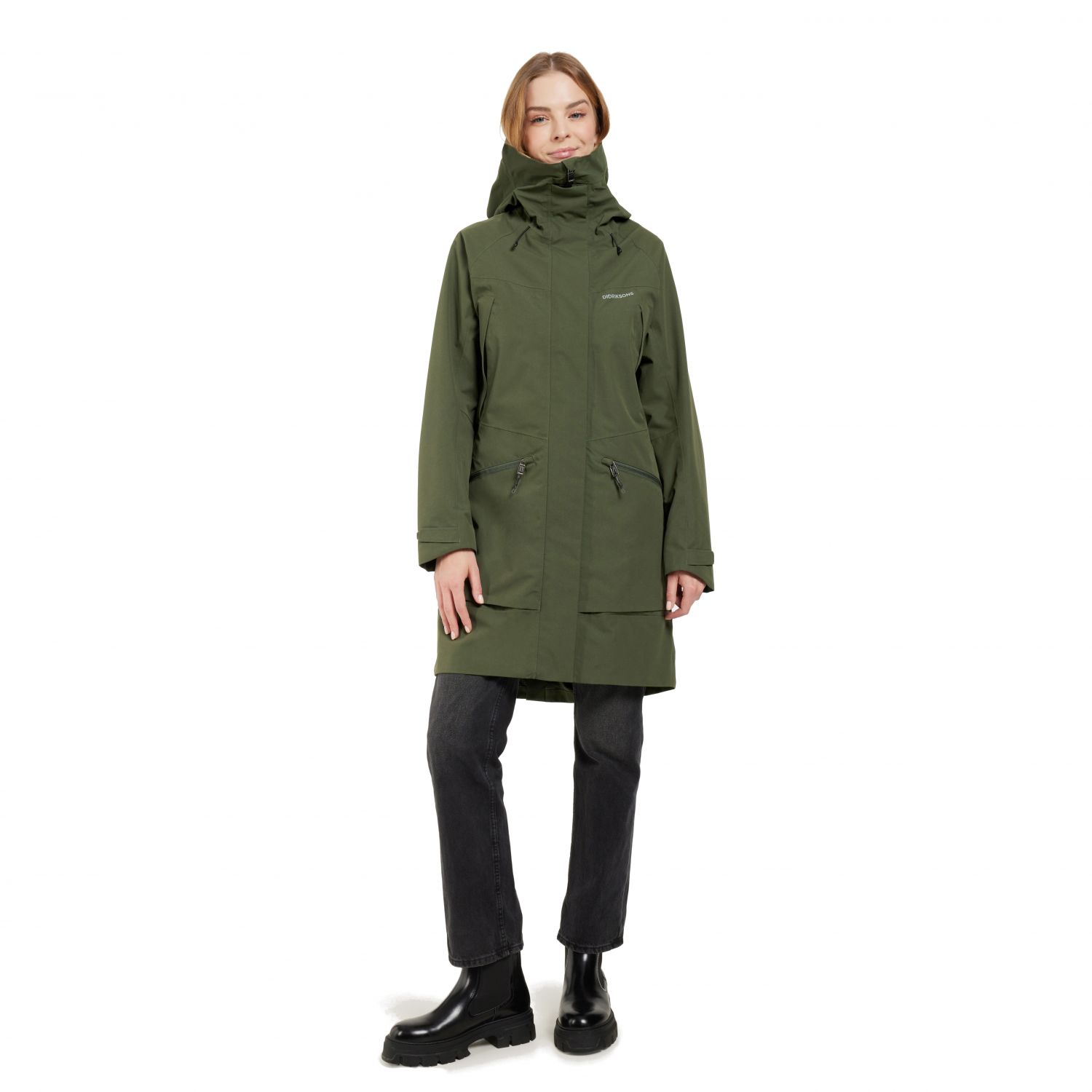 Didrisons Ilma, imperméable, femmes, mørkegrøn