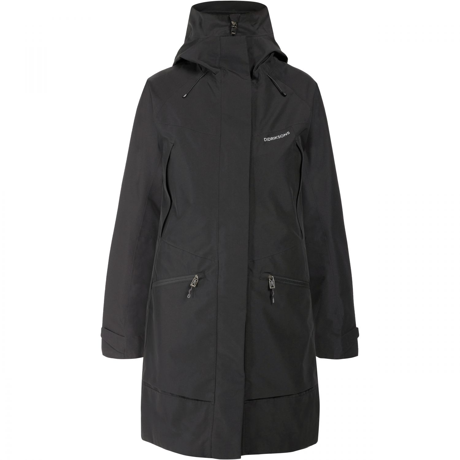 Didrisons Ilma, impermeable, mujer, negro