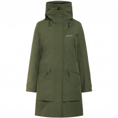 Didrisons Ilma, impermeable, mujer, verde oscuro