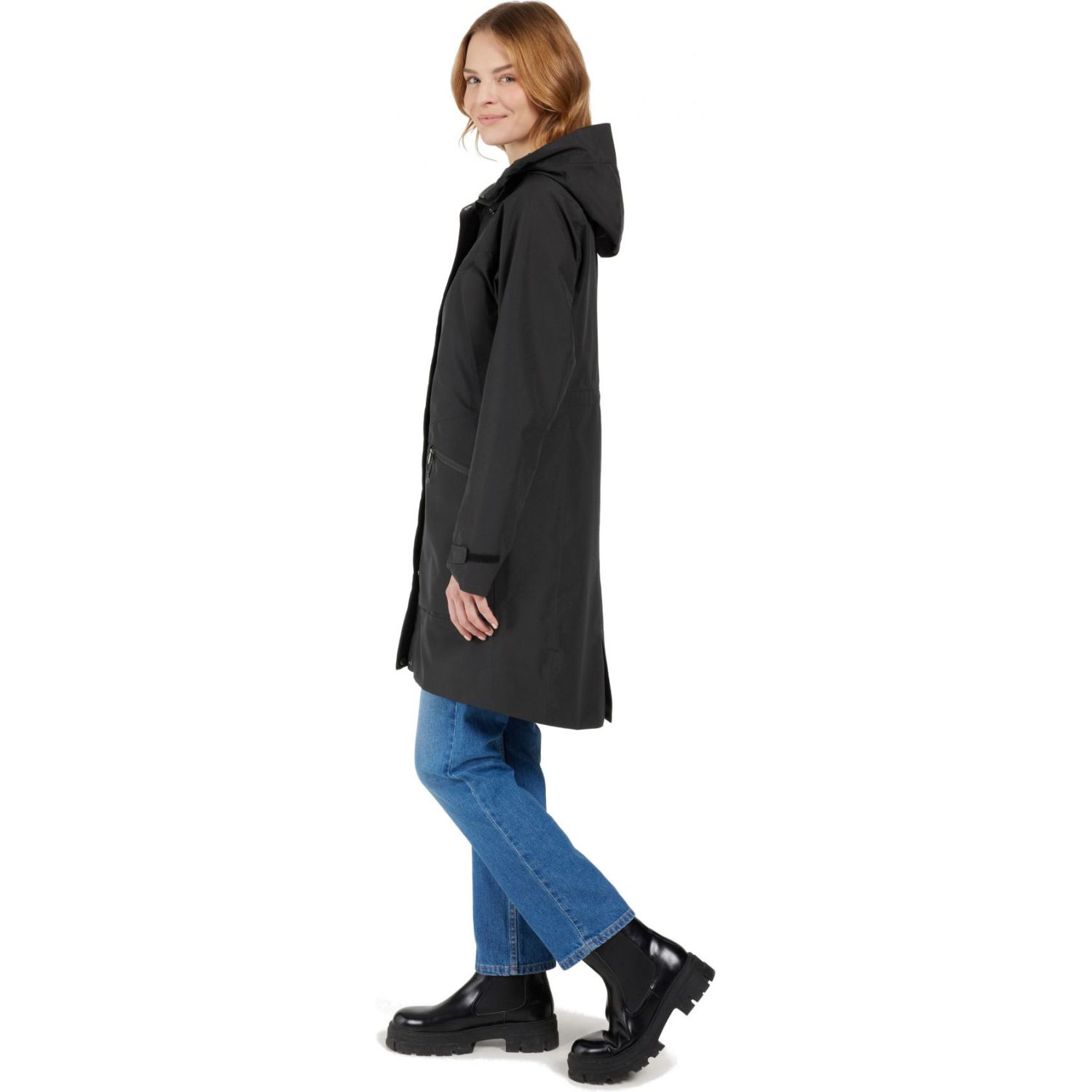 Didriksons Ilma, Regenmantel, Damen, schwarz