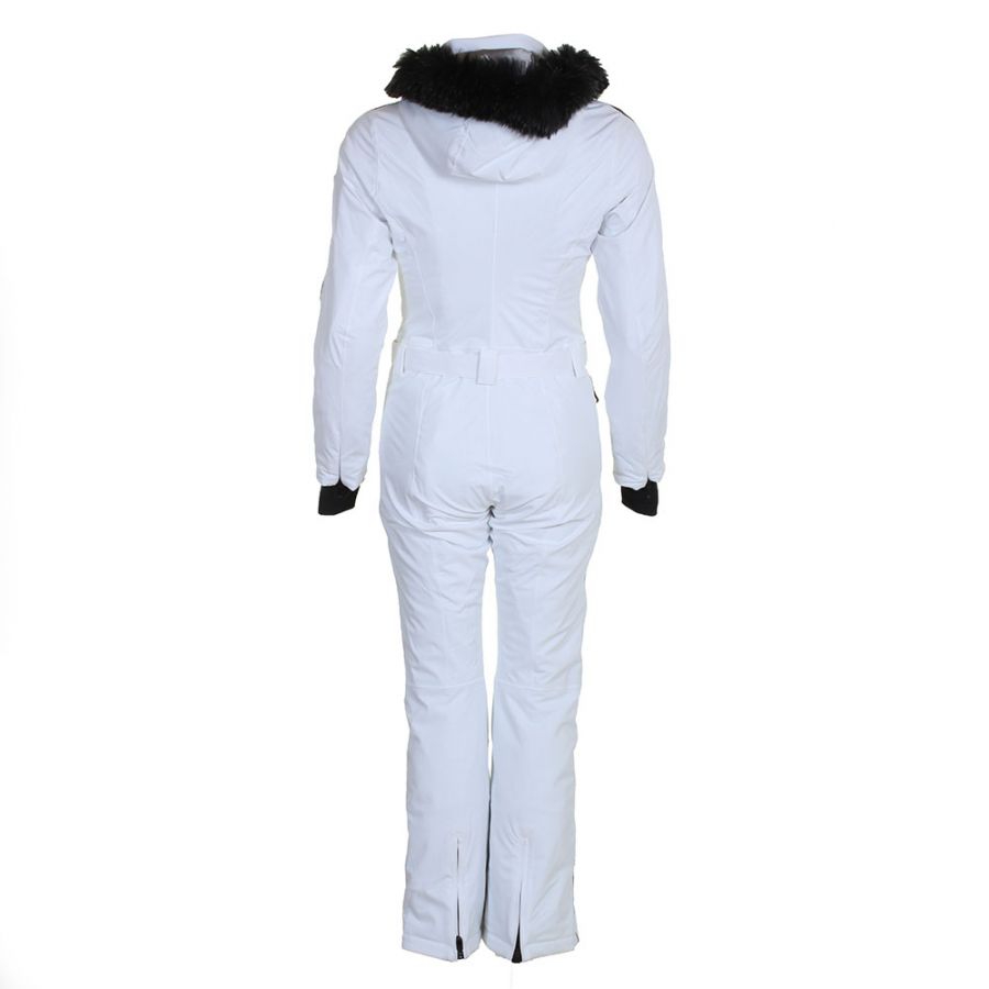 DIEL Felice, tuta da sci, donna, bianco