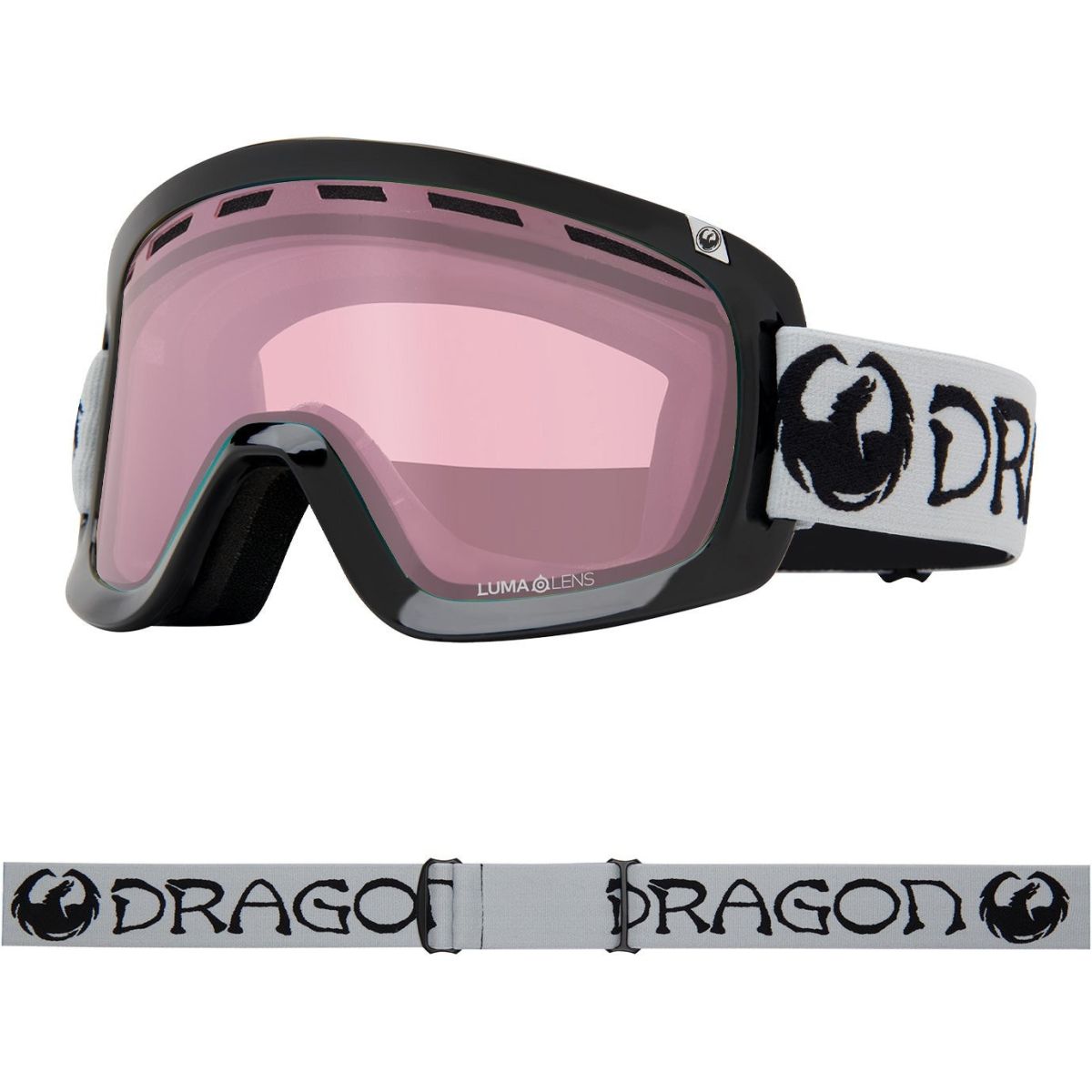 Dragon D1 OTG, lyžařské brýle, classic grey