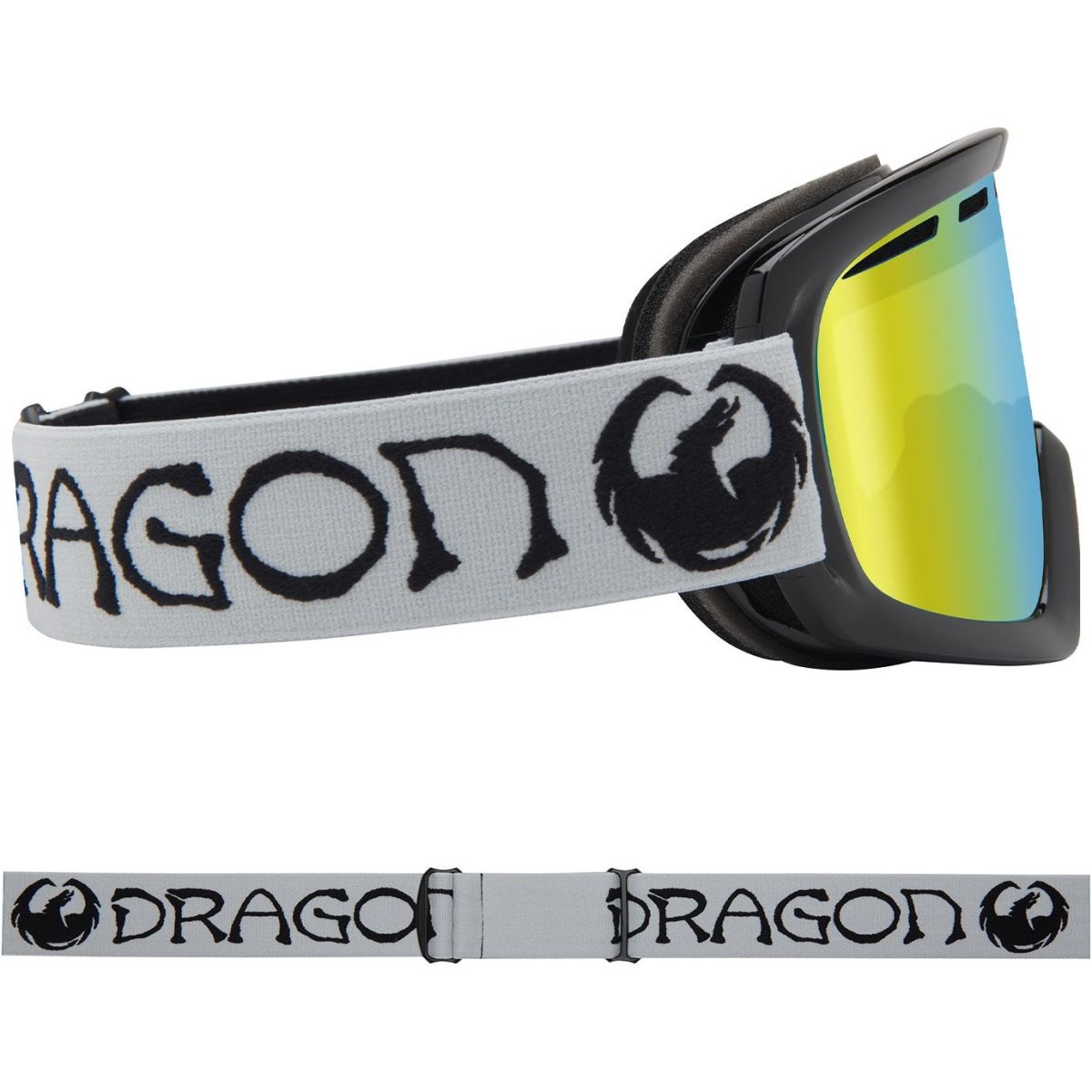 Dragon D1 OTG, óculos de esqui, clássico grey
