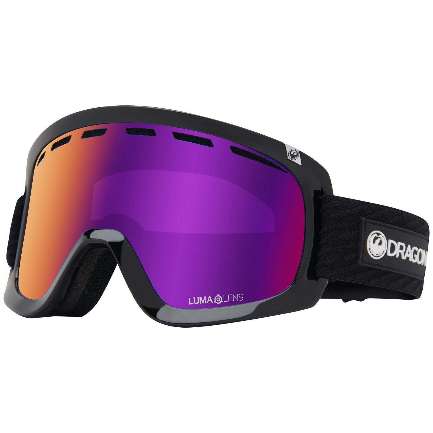 Dragon D1 OTG, ski goggles, icon purple