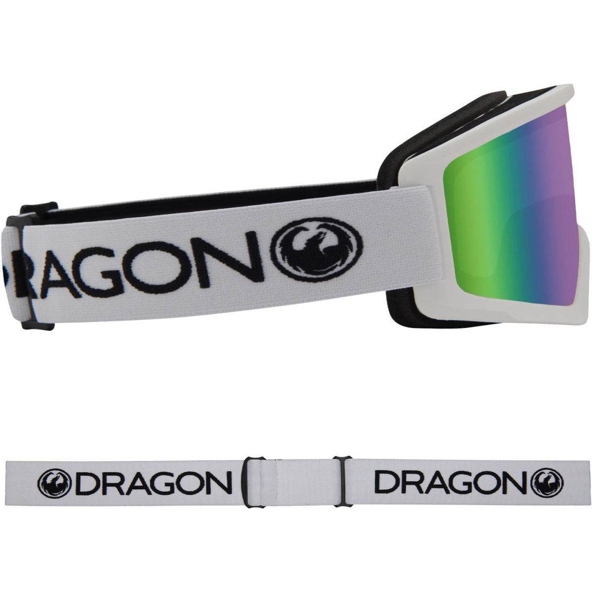 Dragon DX3 OTG, ski goggles, white