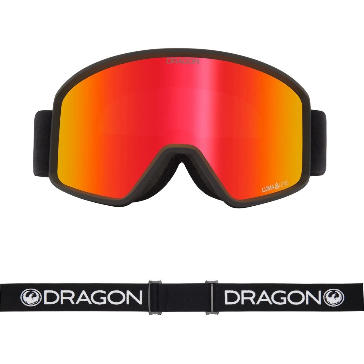 Dragon DXT OTG, lyžiarske okuliare, čierne