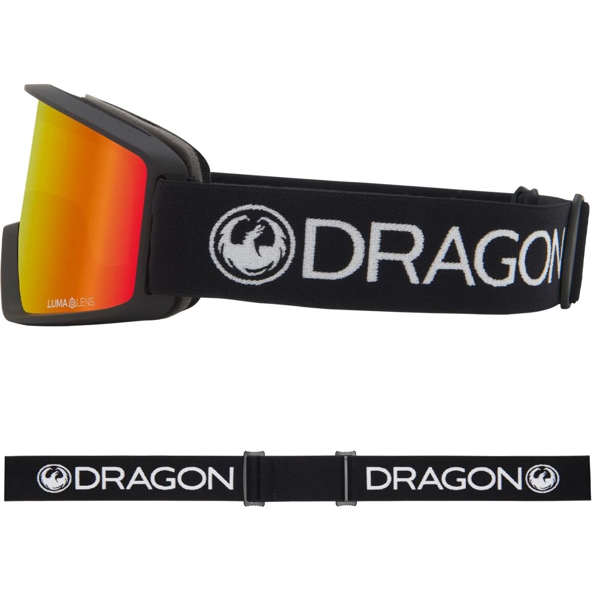 Dragon DXT OTG, lyžiarske okuliare, čierne