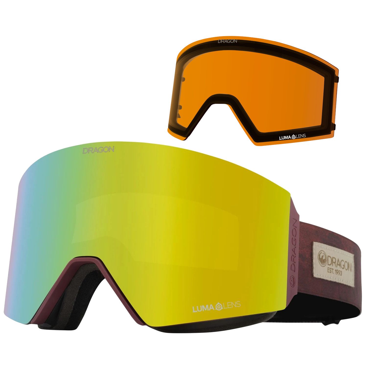 Dragon RVX MAG OTG, maschere da sci, recuperate