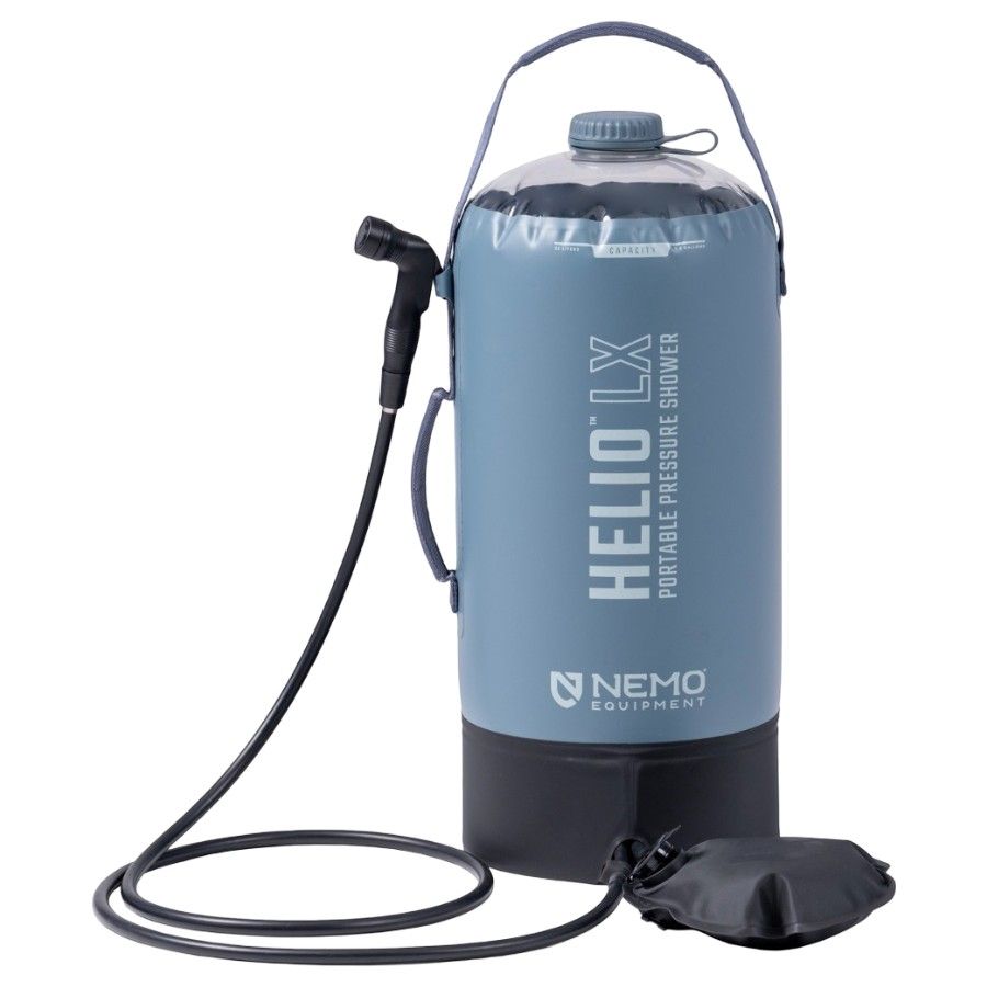 Duș cu presiune Nemo Helio LX, albastru deschis