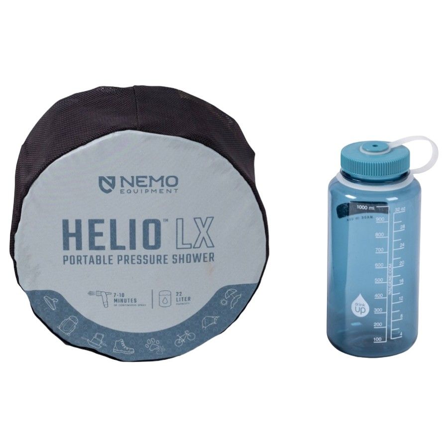 Duș cu presiune Nemo Helio LX, albastru deschis