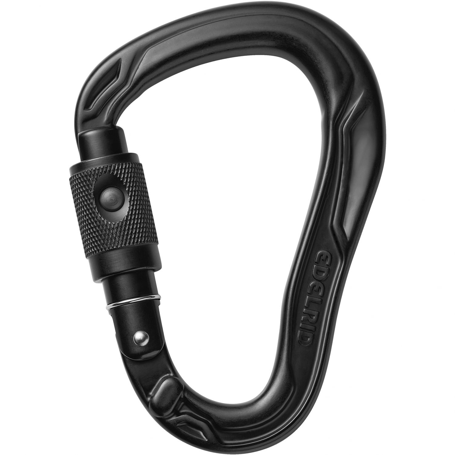 Edelrid HMS Bullet PermaLock Carabiner, unisex, black