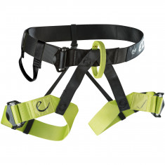Edelrid Joker VARIO, lezecký postroj, čierna/zelená