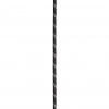 Edelrid Performance Static Tau, 10,5mm, 200 M, tau, svart
