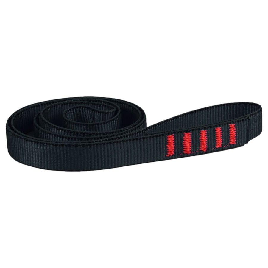 Edelweiss Sling Flat 18MM X5, Kletterschlinge, schwarz