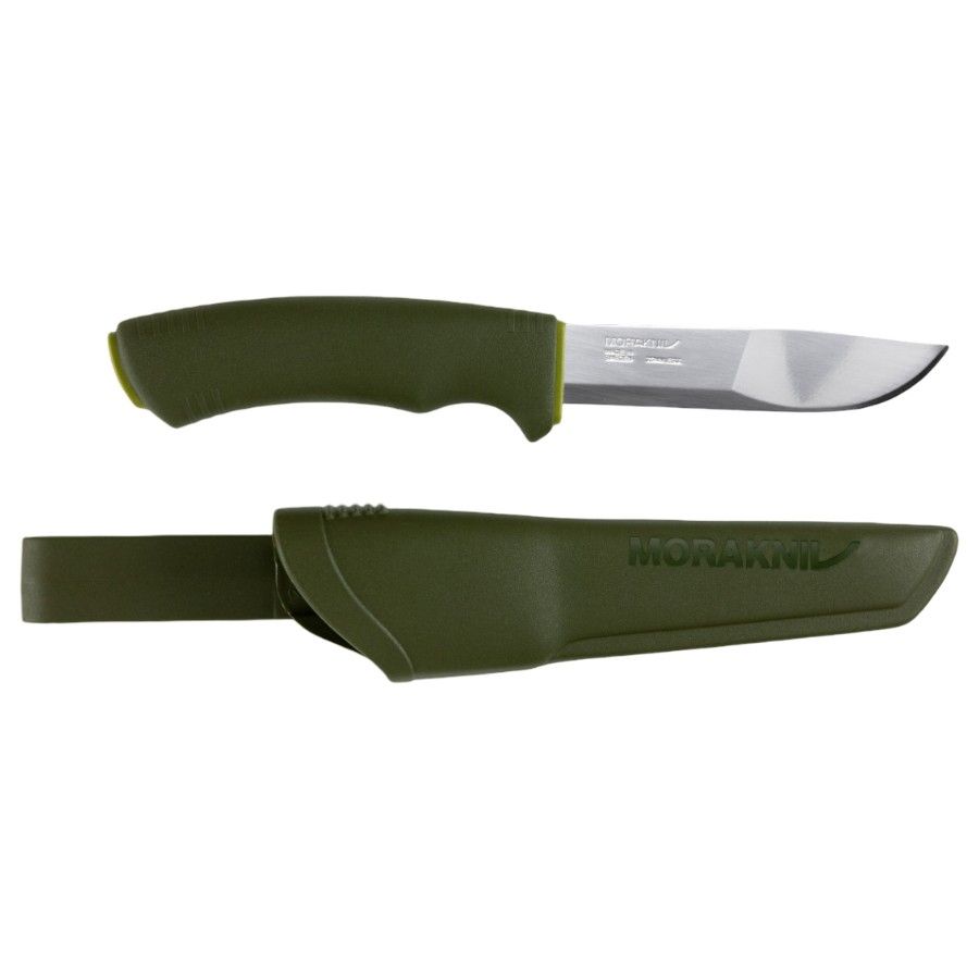 Morakniv Bushcraft Forest (S), faca de caça, verde escuro