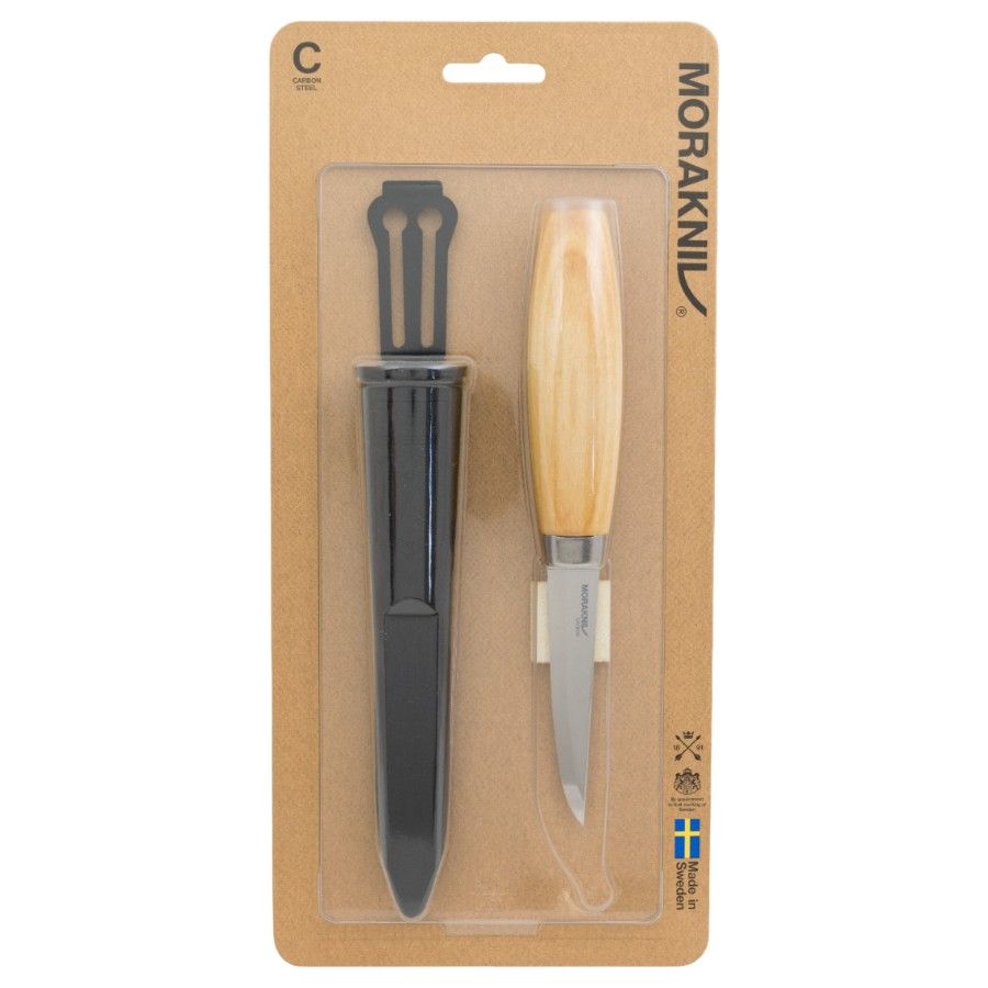 Faca Mora Woodcarvin 106 (C), ferramenta para entalhar, natural