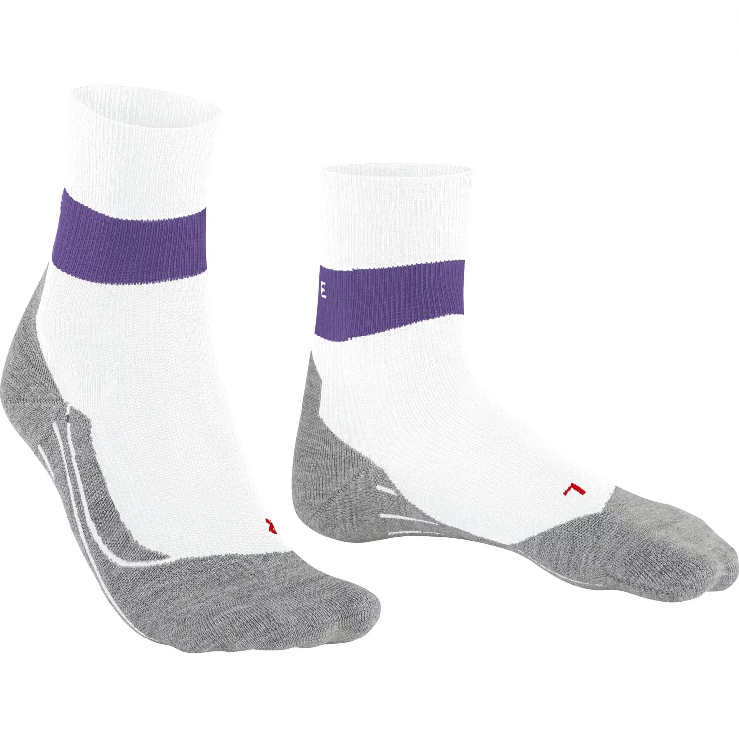 Falke RU Compression Stabilising running socks, mulheres, branco/roxo