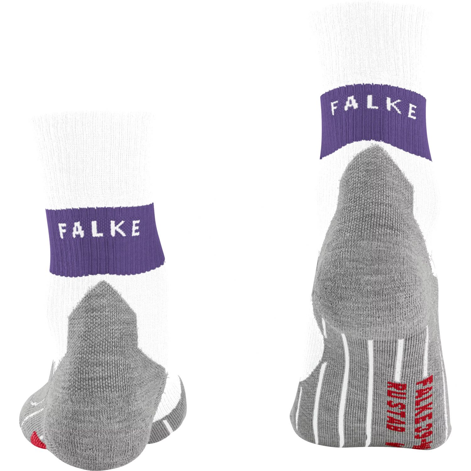 Falke RU Kompresné stabilizačné bežecké ponožky, dámske, biele/fialové
