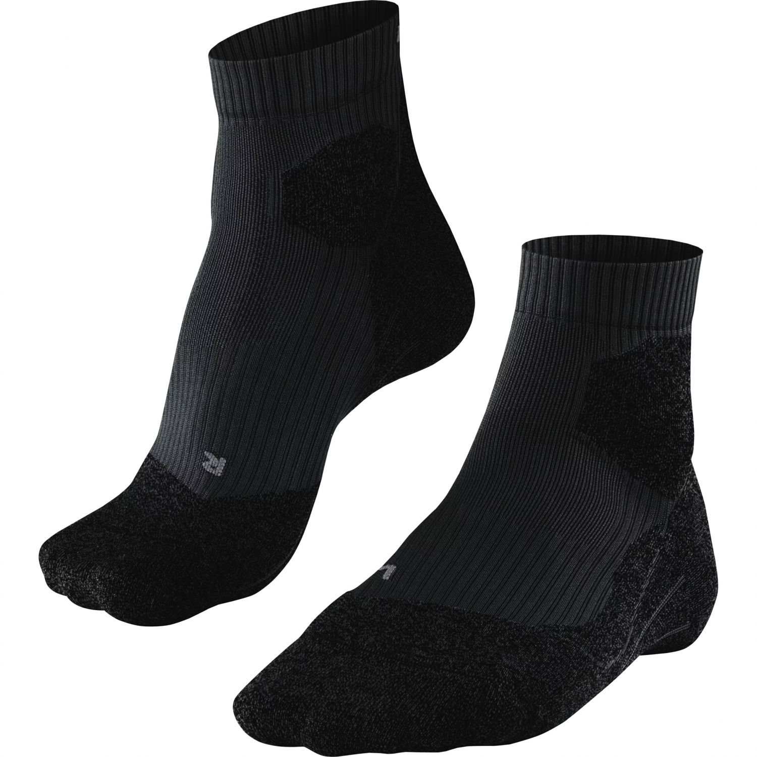 Falke RU Trail meias de corrida, mulher, preto