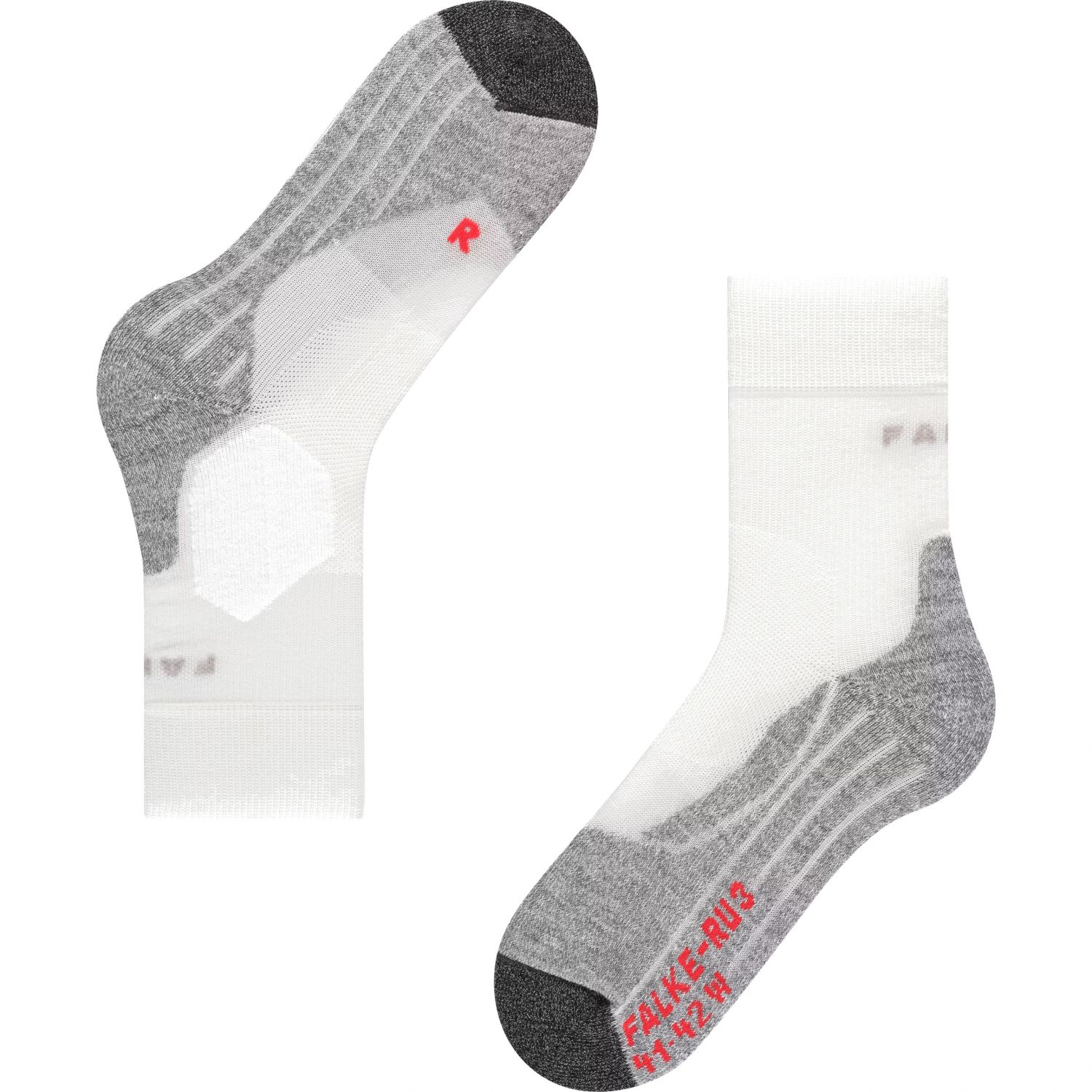 Falke RU3 Comfort bežecké ponožky, dámske, biele