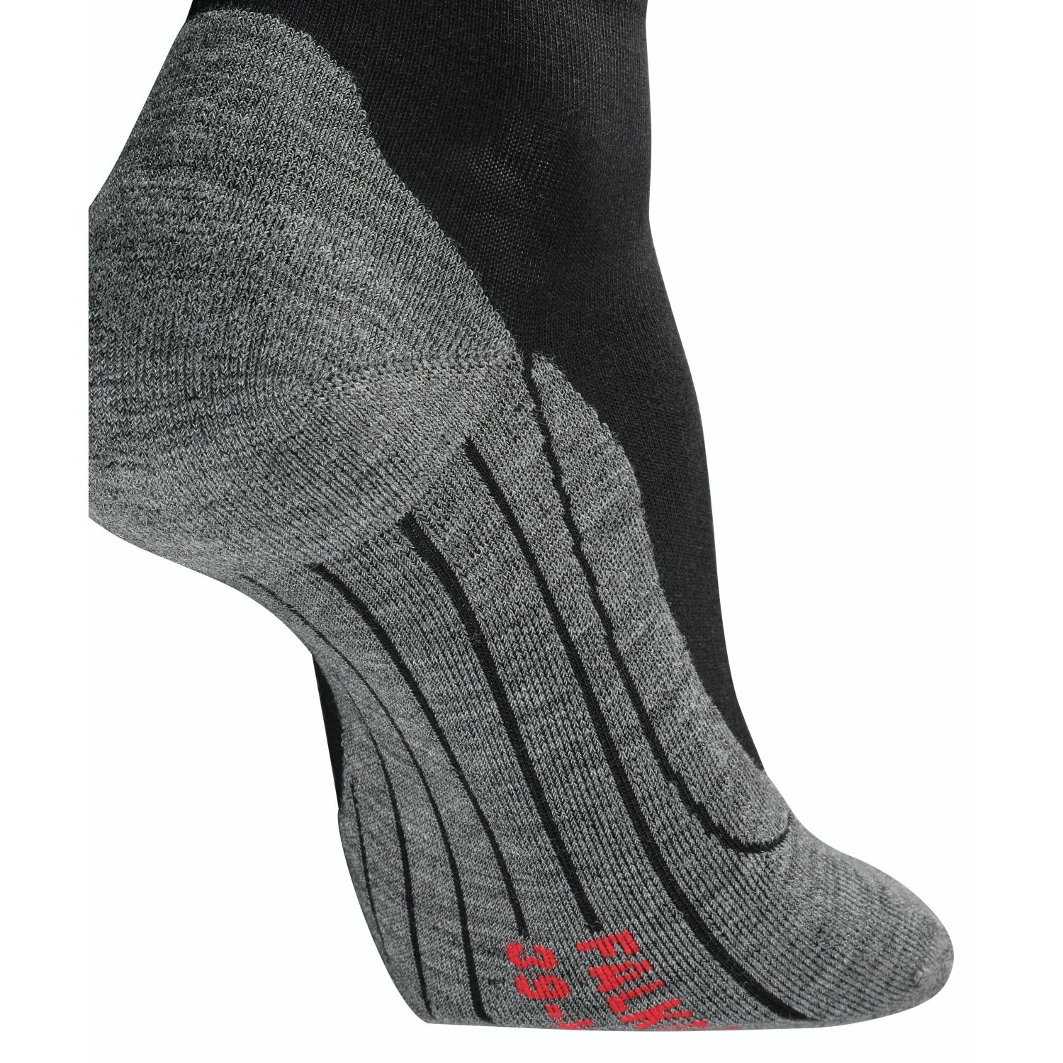 Falke RU4, chaussettes de course, court, femmes, noir