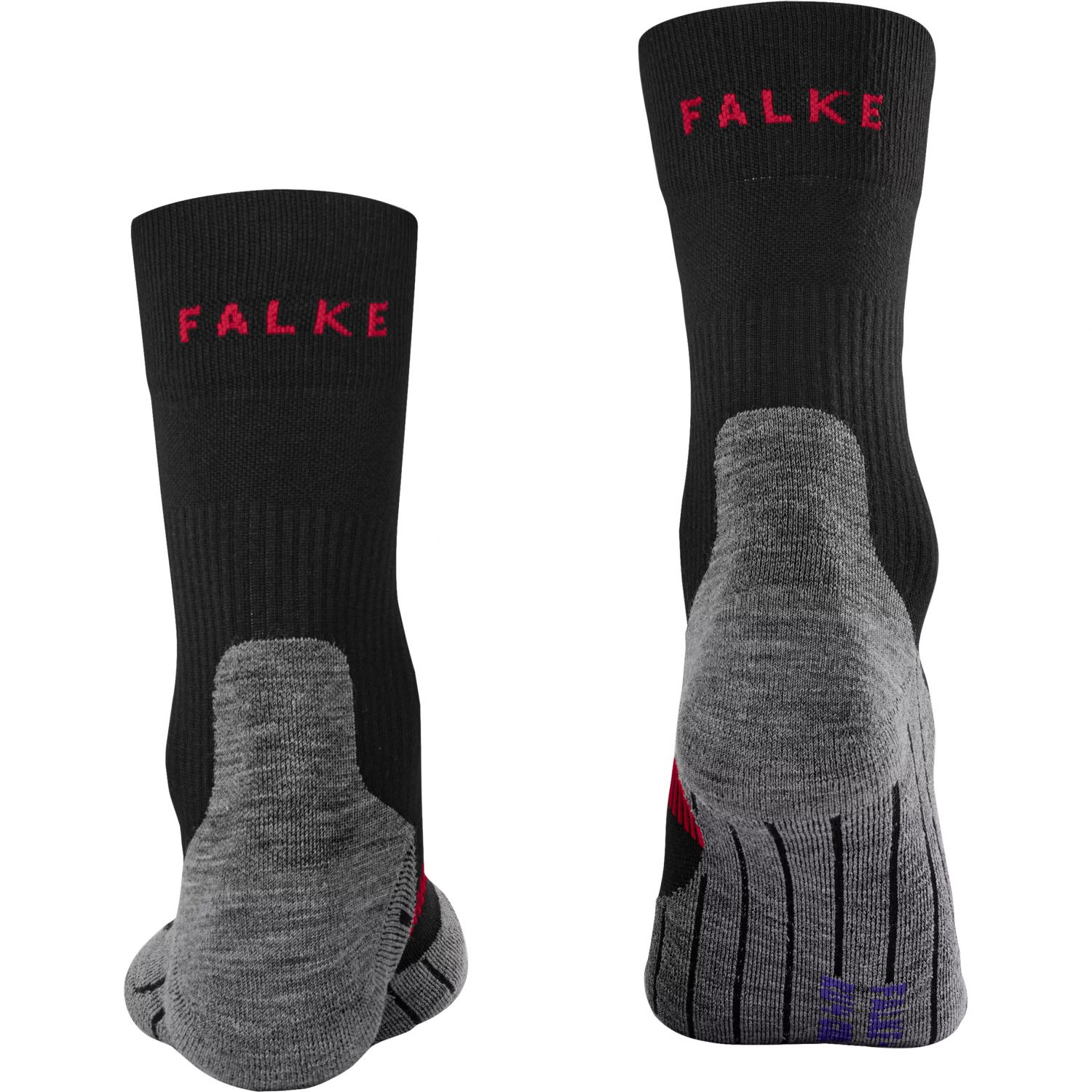 Falke RU4 Endurance Cool, chaussettes de running, femmes, noir