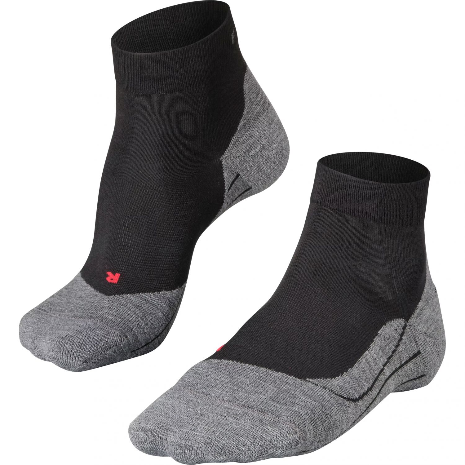 Falke RU4 Endurance Short, chaussettes de running, hommes, noir