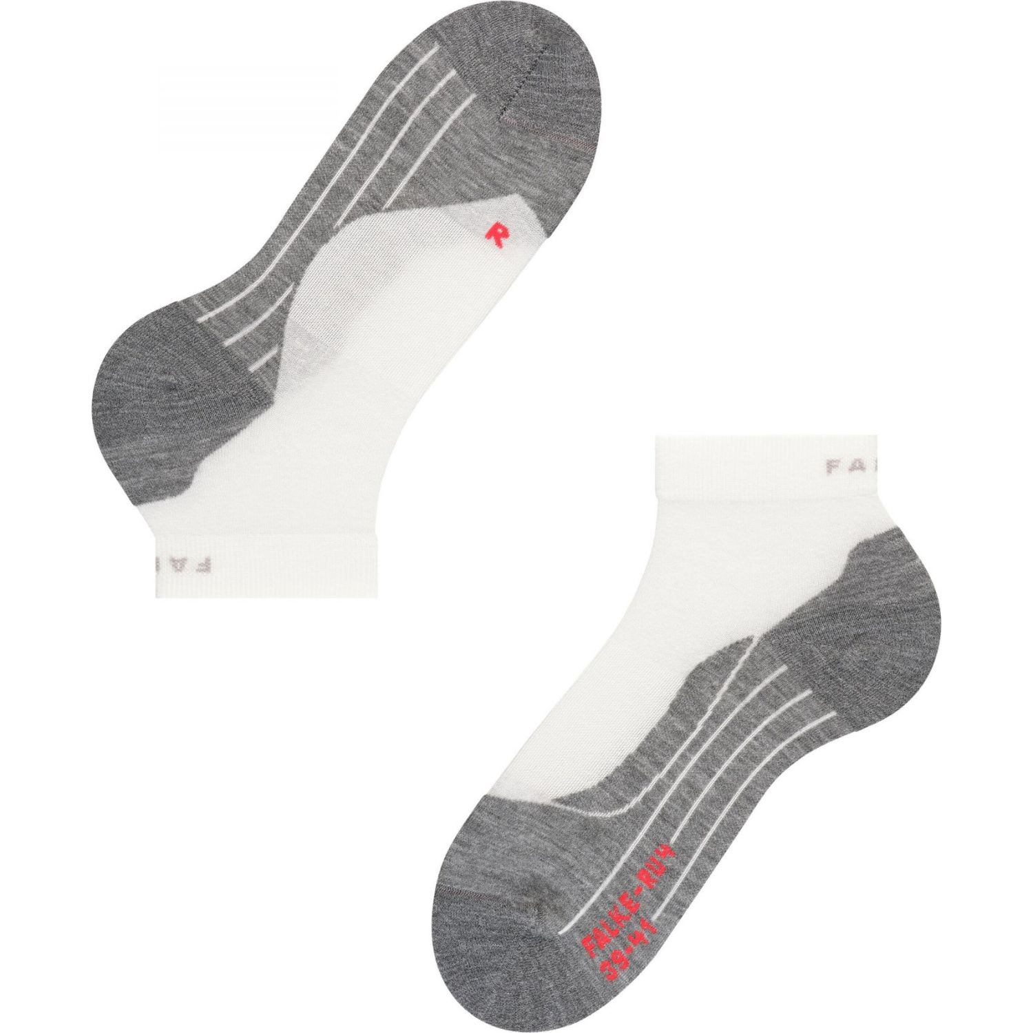 Falke RU4 Endurance Short, Løpestrømper, Herre, Hvit