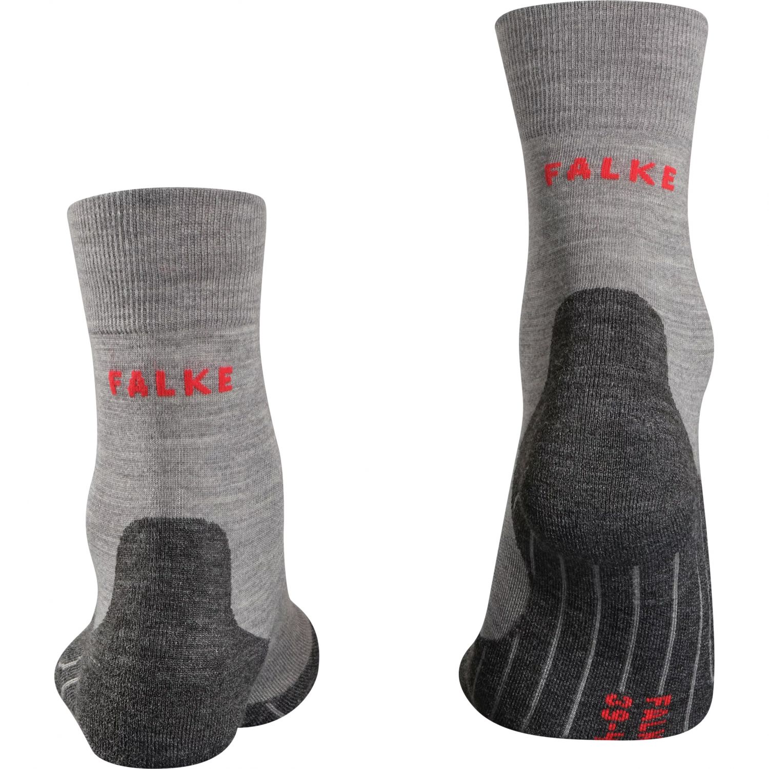 Falke RU4 Endurance Wool bežecké ponožky, pánske, svetlosivé
