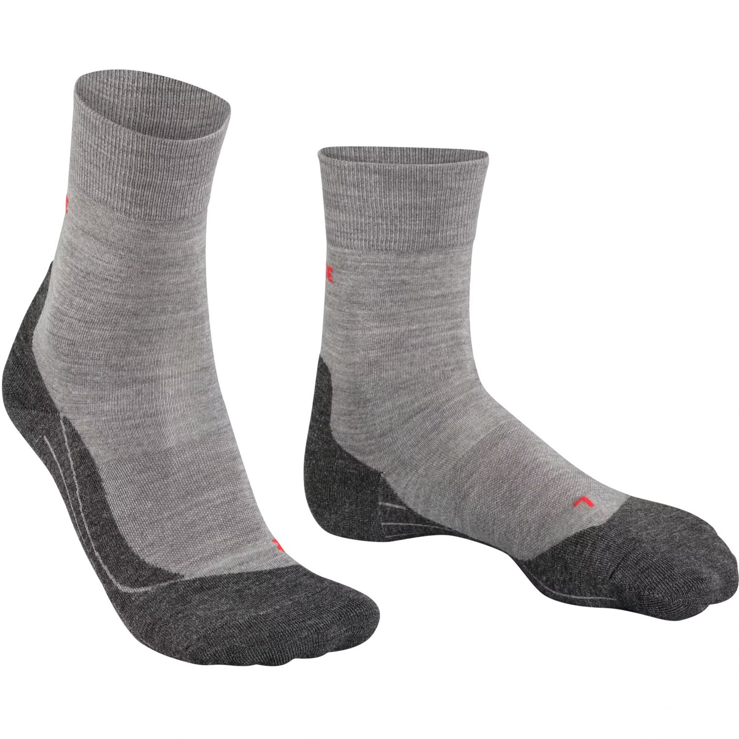 Falke RU4 Endurance Wool, Laufsocken, Herren, hellgrau