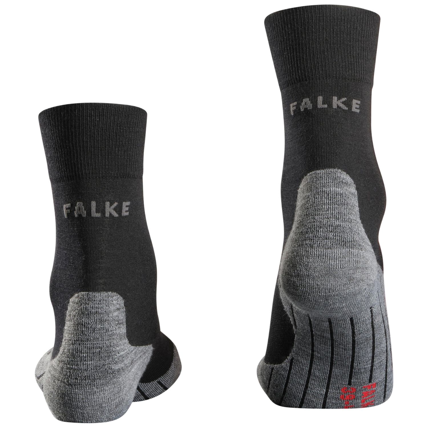 Falke RU4 Wool, chaussettes de course, homme, noir
