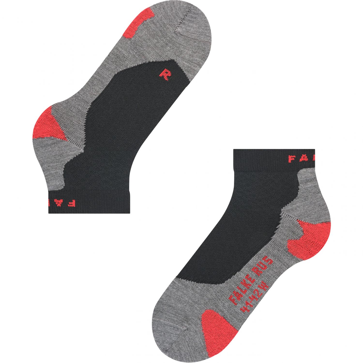 Falke RU5 Lightweight Short running socks, women, black