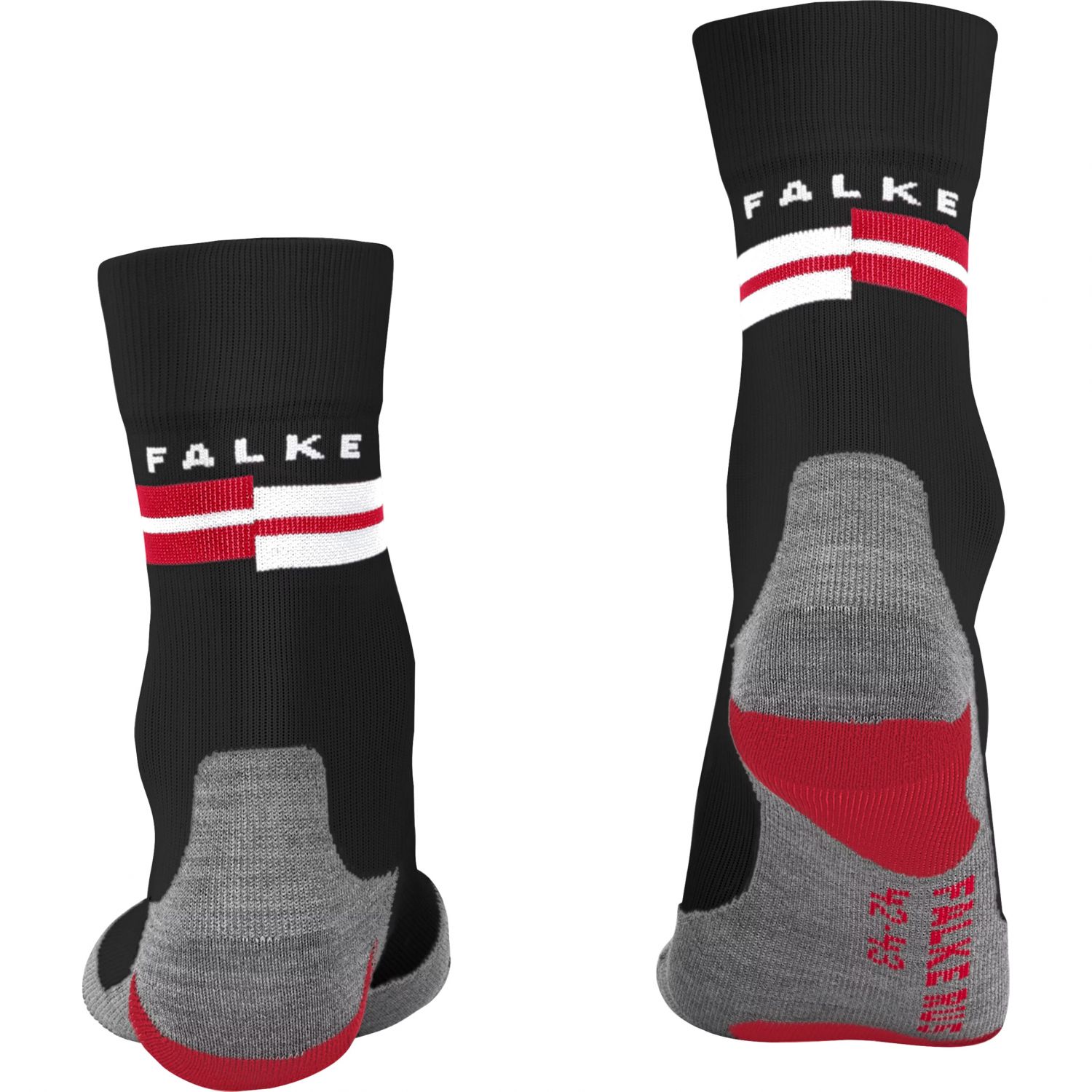 Falke RU5 Race, running socks, men, black-flames