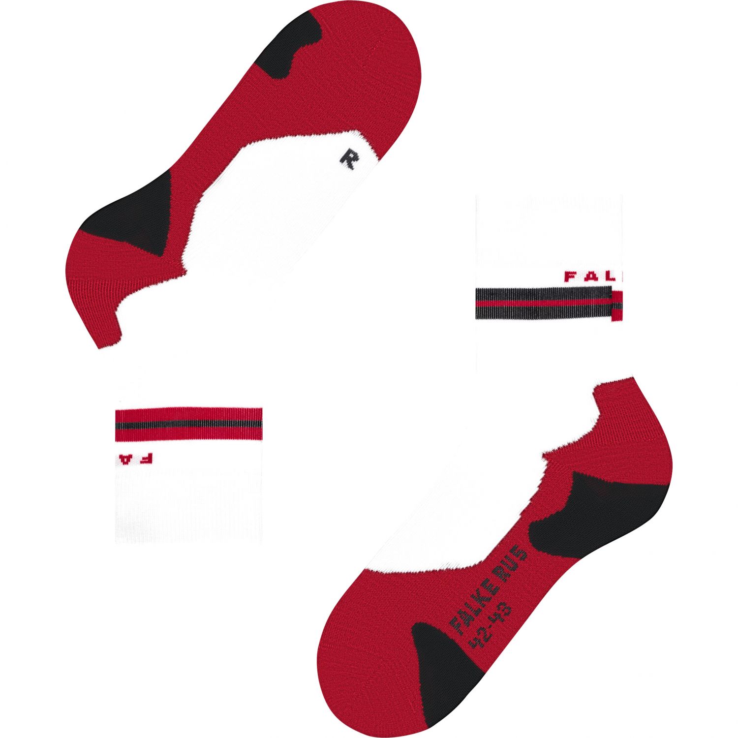 Falke RU5 Race, running socks, women, white