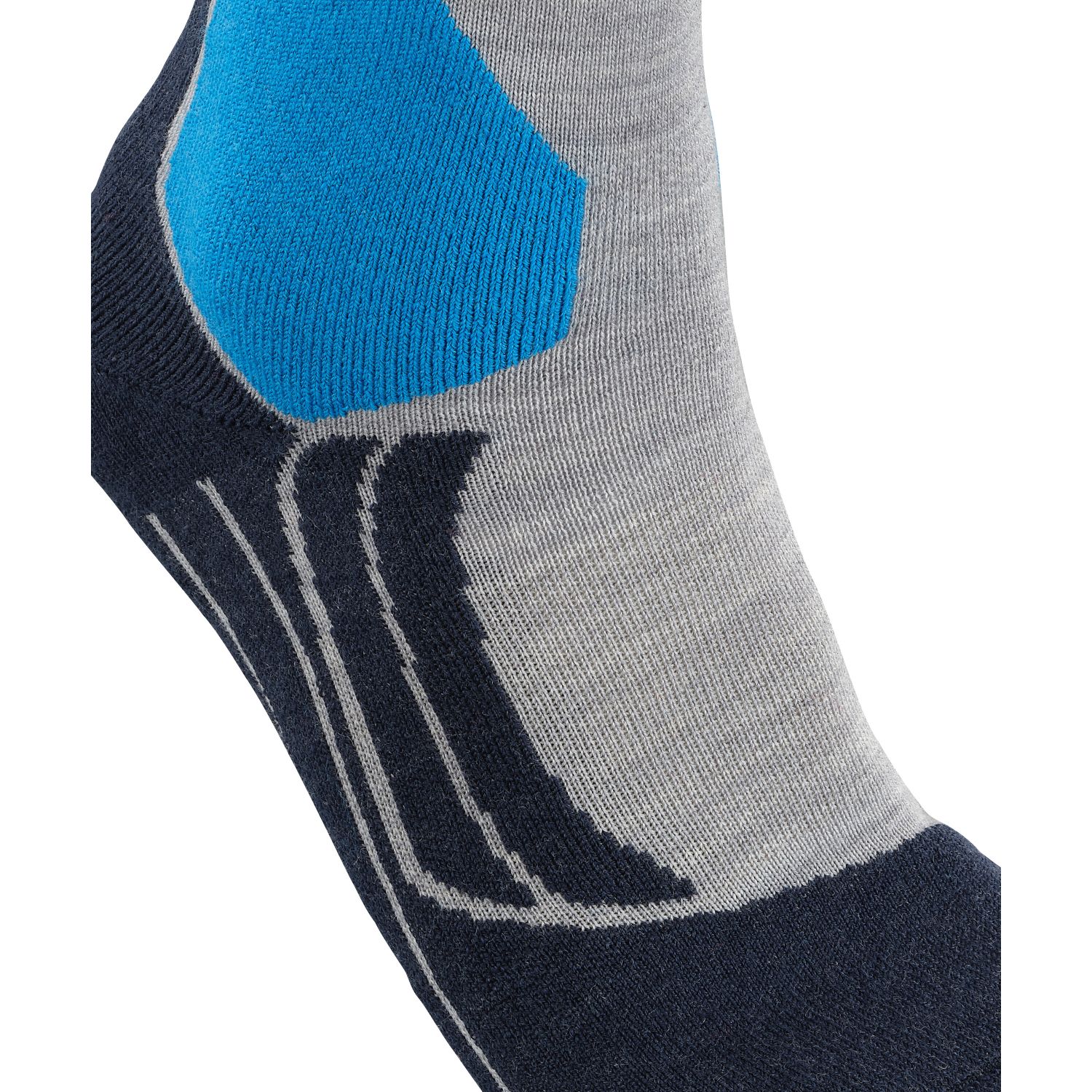 Falke SK2 Calcetines de esquí de lana, hombres, gris